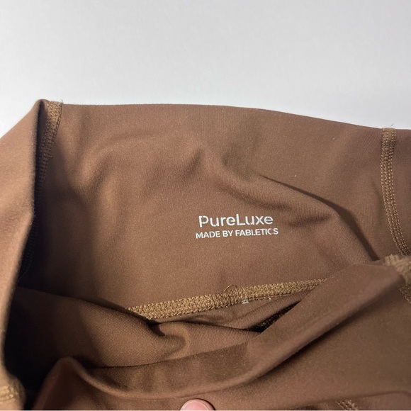 Fabletics Women's Chocolate Brown Leggings - Picture 5 of 5